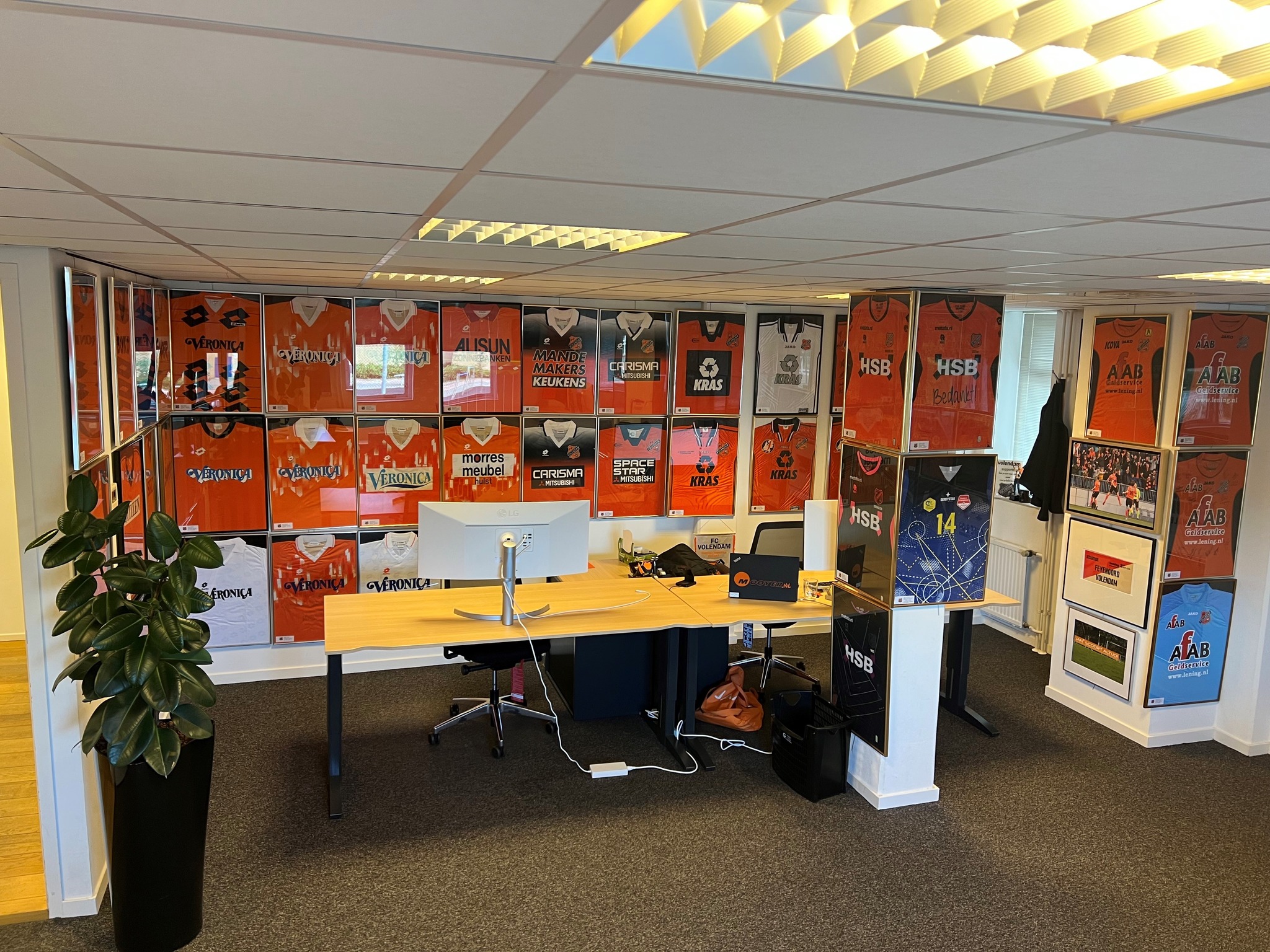 Een klein gedeelte van de toenmalige collectie